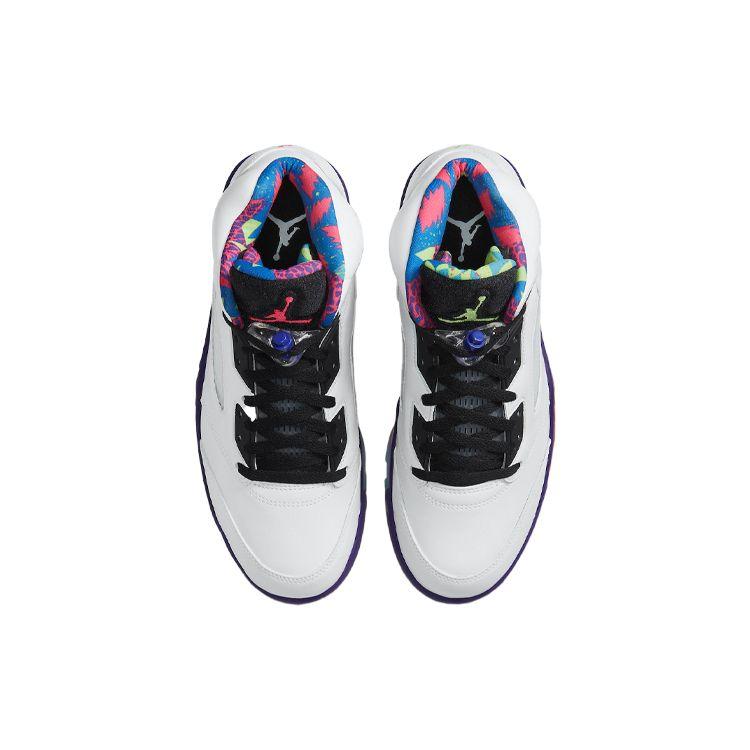 Air Jordan 5 Retro Alternate Bel-Air Unisex Sneakers White Court-Purple Racer-Pink DB3335-100