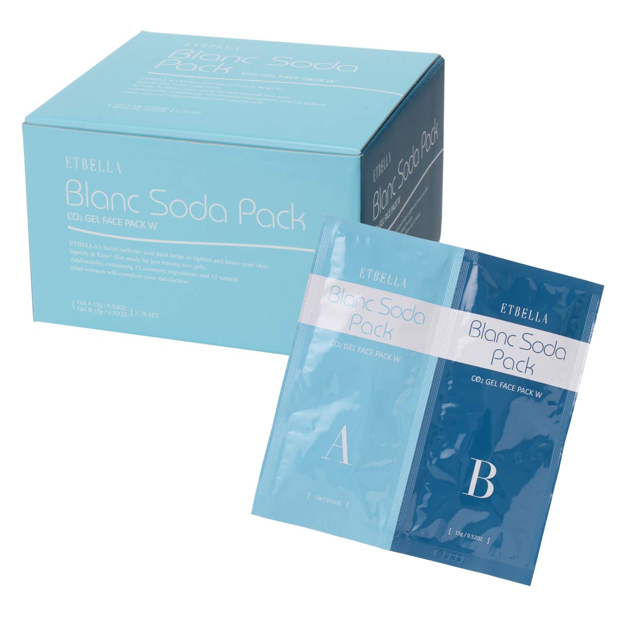 

Blanc Soda Carbonated Pack WH Soda Pack Carbonated Soda Pack Etubera (20 uses)