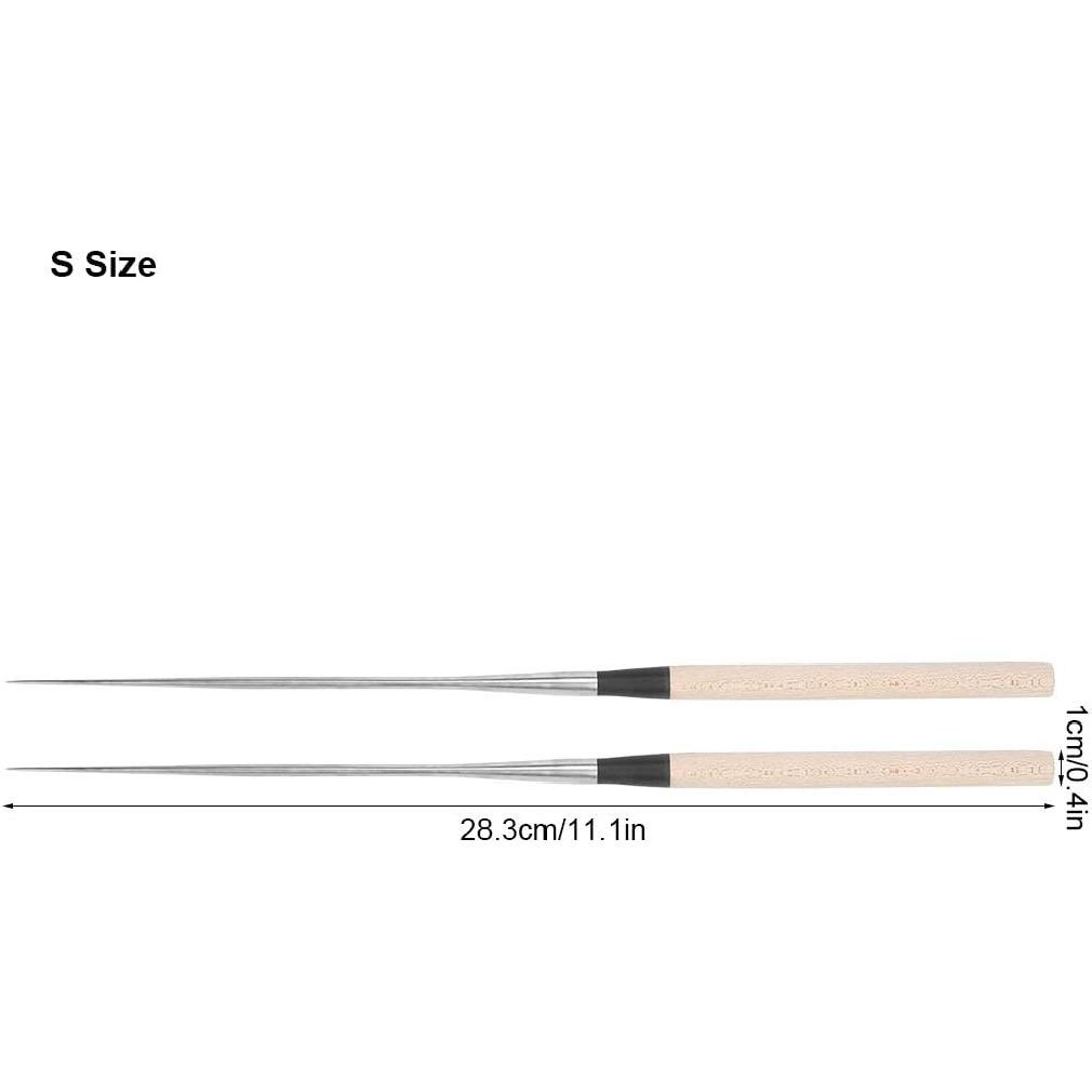 Sushi Chopsticks, Extra Long Metal Chopsticks Japanese Cooking Chopsticks Sushi Chef Traditional Garnishing Plating Tweezers (S 11in)