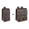 3615 Marsupio Retro: Borsa per telefono in pelle Crazy Horse unisex per sport e moda outdoor