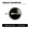 For BYD 4Pcs 56MM Car Wheel Center Hub Caps Logo Sticker Qin Pro Tang F3 E6 Atto 3 Yuan Plus Song Max G3 I3 Ea1