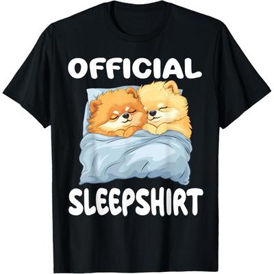 Pomeranian Dog Official Sleepshirt Pajamas Nightgown T-Shirt