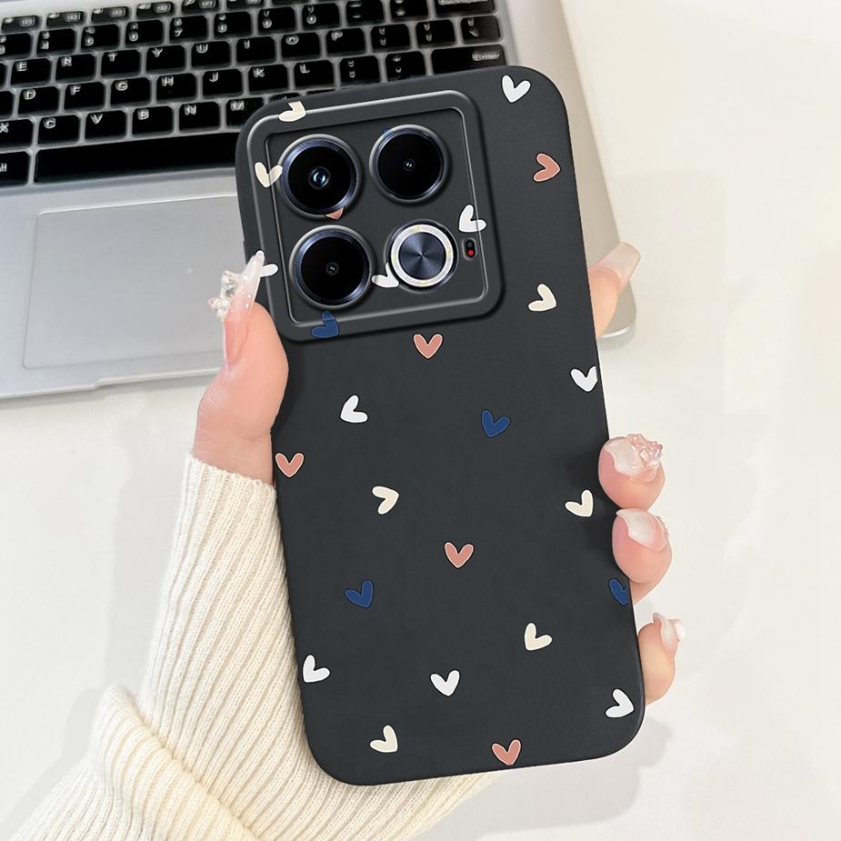 For Infinix Note 40 Case X6853 Pretty Girls Sunflowers Cover Soft Silicone Phone Case For Infinix Note 40 Pro Plus Note40 Fundas