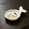 Dressing Table Organizer 3D Printed Fish Shape Jewelry Tray, Girlish Decorative Trinket Dish, Desktop Cute Display Tray for Dresser Entryway