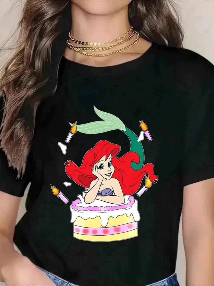 Ariel Mermaid Birthday Cake TShirt Unisex 3 S