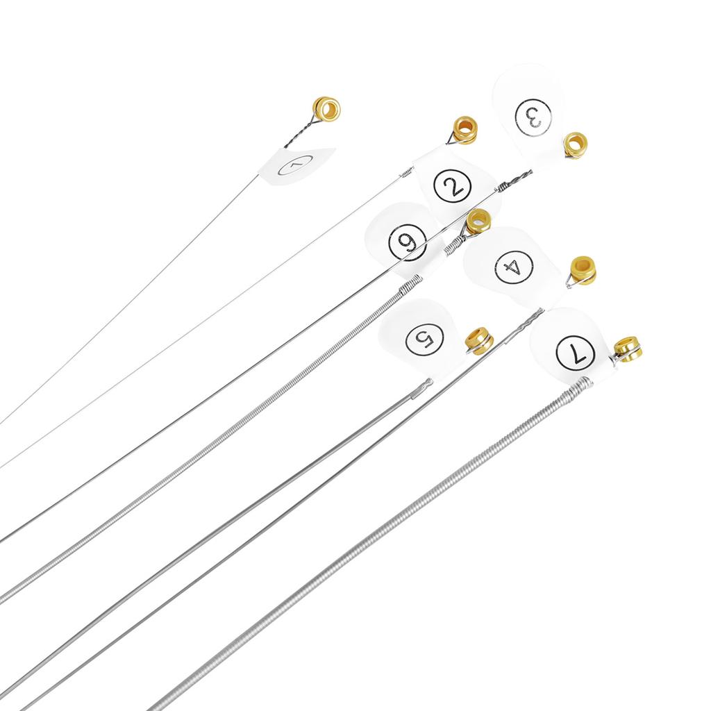 IRIN 7-String Electric Guitar Strings with Premium Hexagonal Carbon Steel Core & Nickel Wound Guitar Strings for Electric Guitar