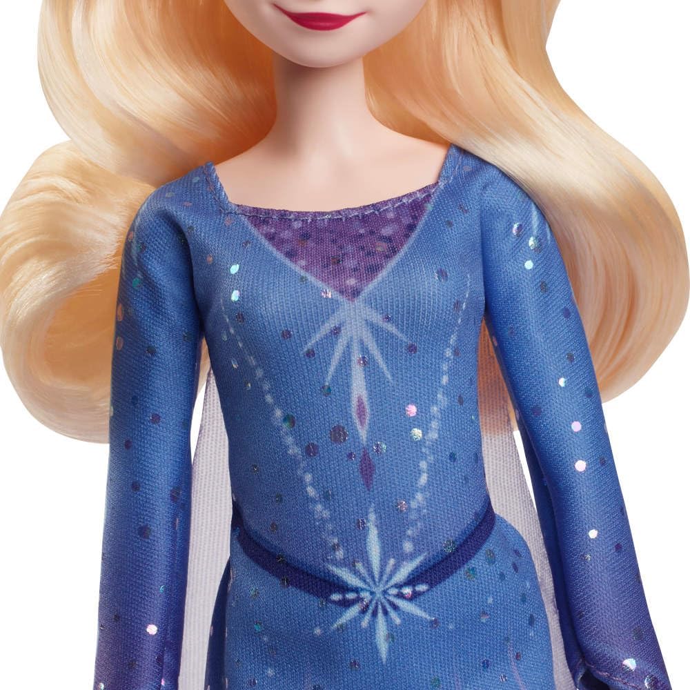 Mattel Disney Frozen Elsa Ice Skating Doll Playset with House for Pretend Play Ages 3 and Up Blue