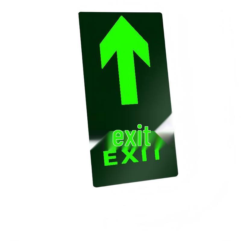 

DAXTE Luminous Safety Exit Floor Sticker