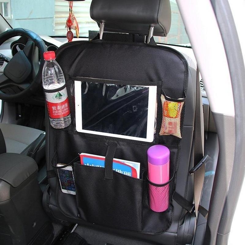 Universal Car Organizer Backseat Tablet PC Stand iPad Holder Car Backseat Storage Bag Multi-Pocket Car Seat Organizer Holder