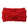 Effen Kleur Gebreide Hoofdbanden Winter Oorwarmers Gedraaid Elastisch Tulband Vrouwen Meisjes Haarbanden Pluche Gebreide Hoofddoek Hoofddeksel