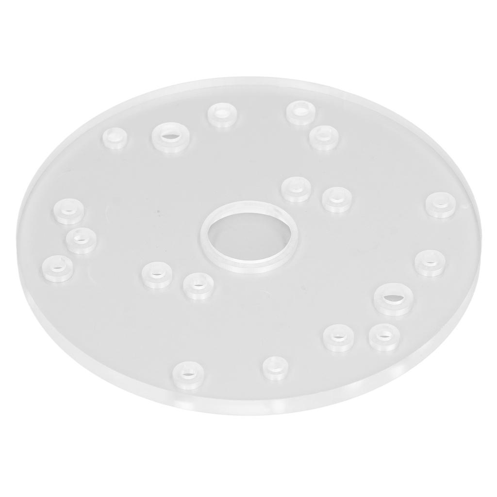 Universal Router Plate Kit Acrylic Baseplate for Bosch 6 12in with Centering Pin