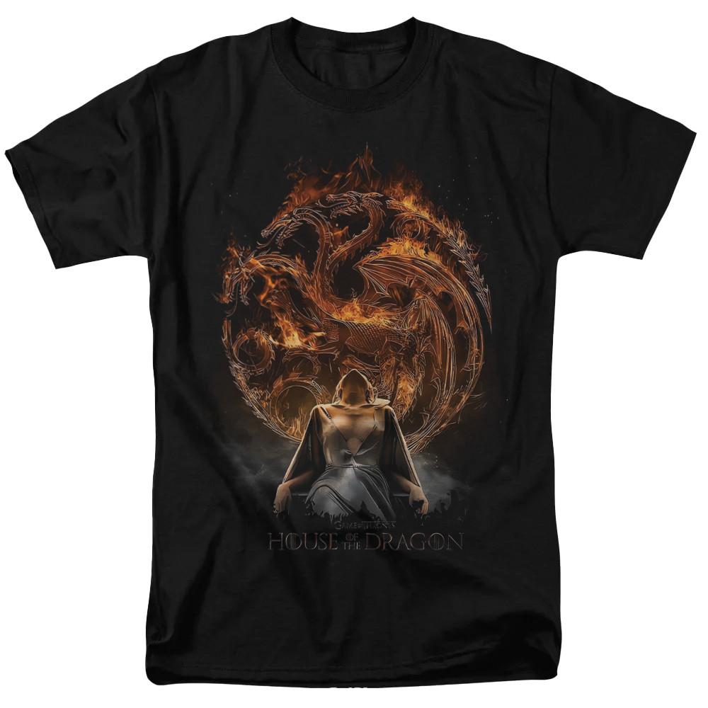 House of Dragons Shirt Game of Thrones Rhaenyra Targaryen graphic design T-shirt S