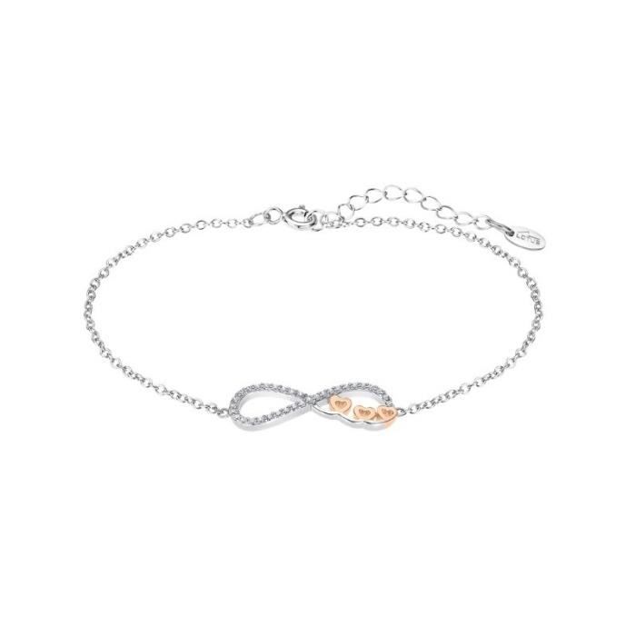 Bracelet Femme Lotus - Argent Strass Infini - LP3313-2/1