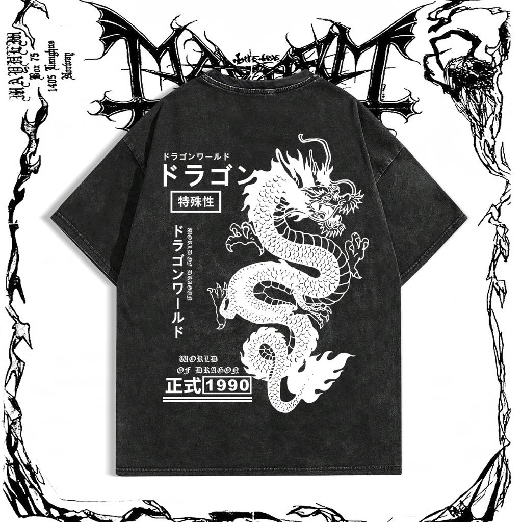 T-shirt Grafica da Uomo Unisex Cotone Oversize Manica Corta Vintage Streetwear Maglietta Casual Top