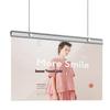 Aluminum Alloy Shopping Mall Hanging Poster & Flag Pole Holder