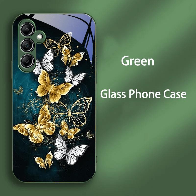 For Samsung A70 A70s A71 A72 A73 Fashion New Case For Galaxy A50 A50S A51 A52 A52S A53 A54 A55 A56 PC Tempered Glass Phone Cover