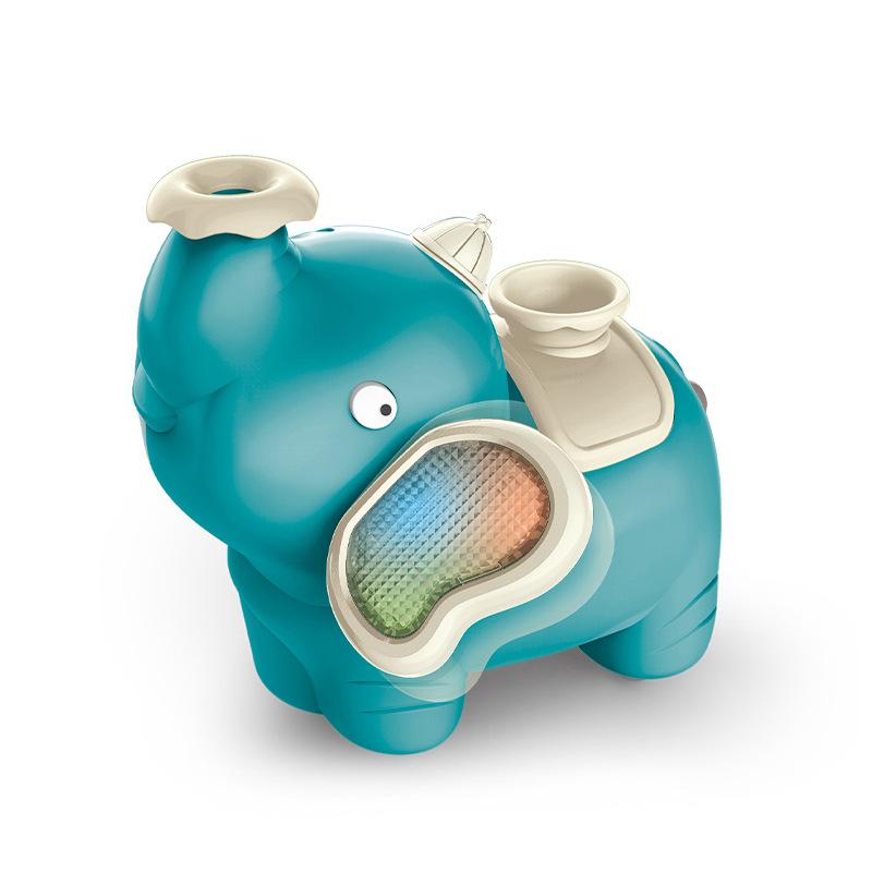 

Electric Toy Spray Baby Elephant Children S Cartoon Shape Universal Sound And Light Will Smoke Suspended Ball Blowing Ball Baby Elephant