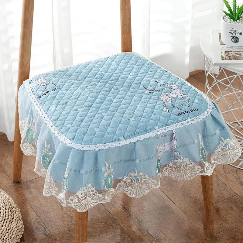 Cushion Home Dining Chair Cushion Four Seasons Universal European-style Anti-slip Board Stool Cover Cushion