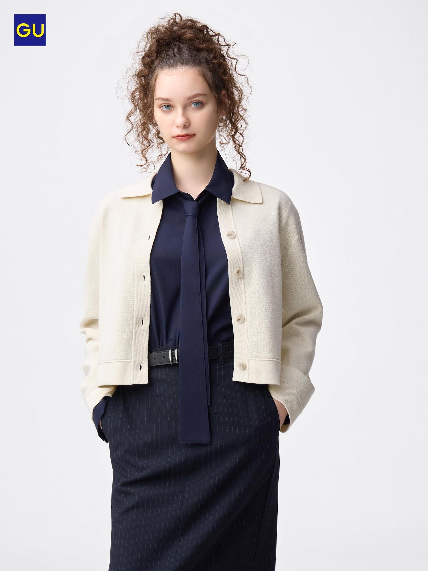 

Uniqlo Кардиган-поло Gu Milano 30 NATURAL/WOMEN L