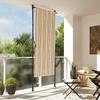 VidaXL Store Roulant D'extérieur Jaune Et Blanc 120x270 Cm Tissu Acier 368773