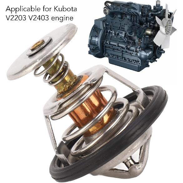 Thermostat 1A021 73012 Alloy Automotive Engine Thermostats Replacement for Kubota V2203 V2403