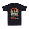 Grandpa Man Myth Legend Funny Father's Day Gift For Grandfather Men's T-Shirt