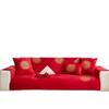 Festive Bright Red Sofa Cushion for All Seasons, Wedding Room Decoration and Layout Cover, Wedding Non-slip Cover