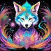 Full 5D DIY Diamond Painting Colorful Wolf Diamond Embroidery Full Cross Stitch Home Decoration Handmade Gift