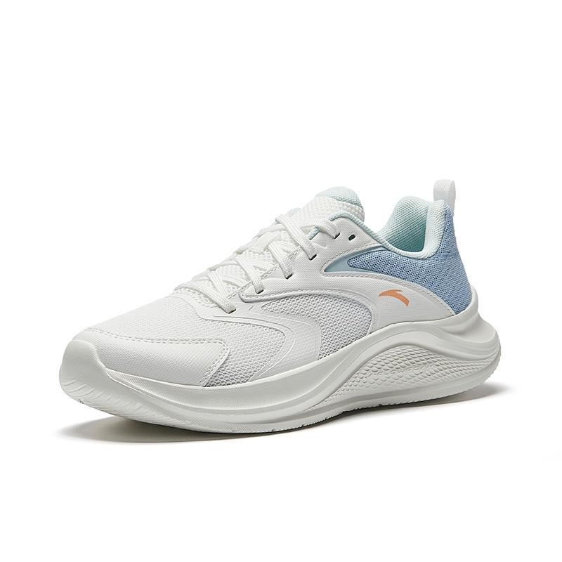 Anta Running Series Nebula SE Comfortable Shock Absorbing Durable Low Top Casual Running Shoes Women sneaker White Blue 922535502-2