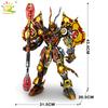 HUIQIBAO Black SunWuKong Warrior Mech Robot Building Blocks MOC Action Figure Brick Children City Construction Display Toys