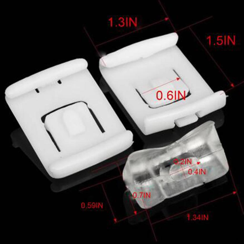 Seat Rail Runner Slider Guide Clips Set 435881203A Professional