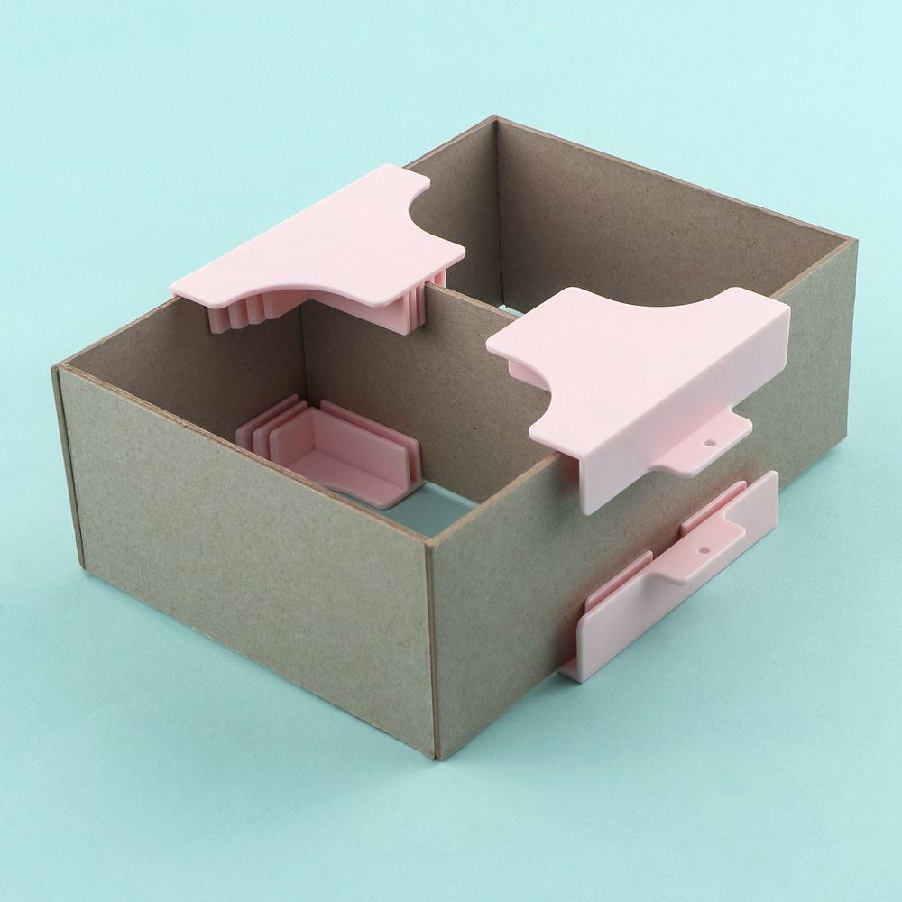 4/6Pcs Corner Holding Design Corner Assembly Clamps Guides For Chipboard Paper Craft Divider Assembly Clamps