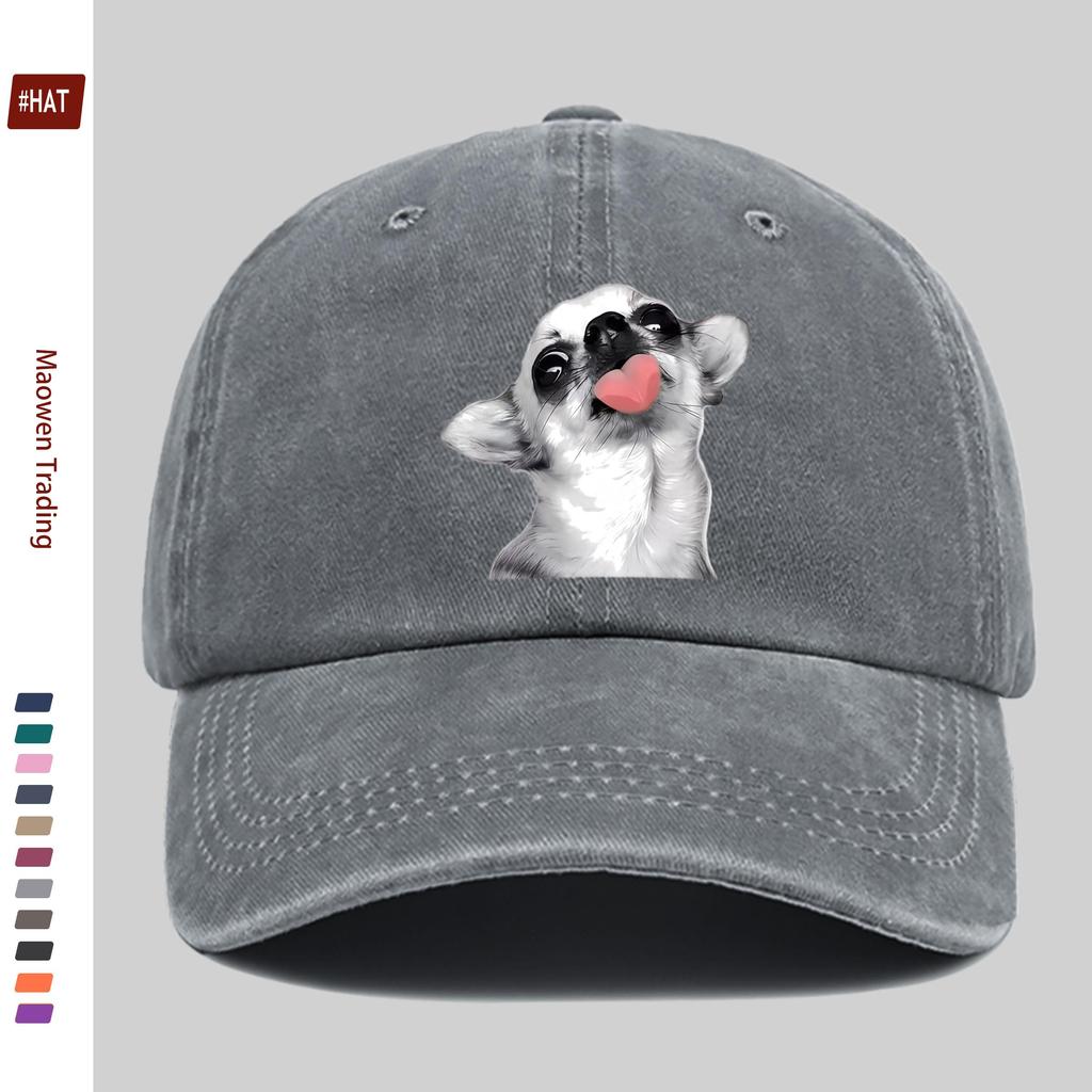 Pc Cute Chihuahua WomenS Fashion Casual Sport Style Print Baseball with Trendy Print Design Sun Hat Party Decoration Hat Comfo