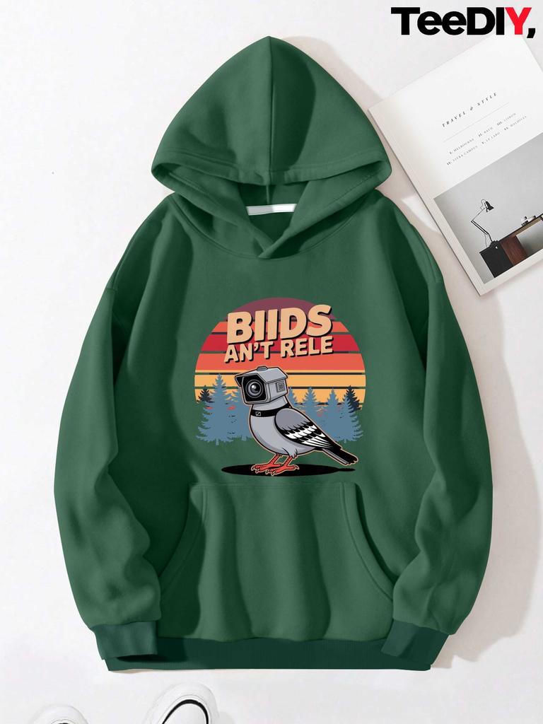 Camera Birds Aren T Real Pop Art Women's Hoodies