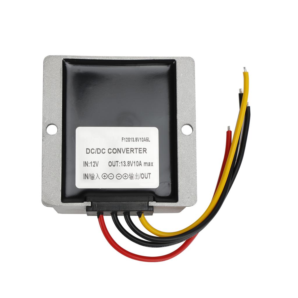 Waterproof DC/DC Converter Regulator 12V Step Up To 13.8V 10A 138W
