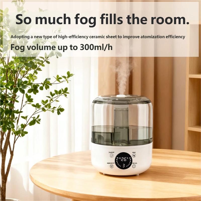 HOMEFISH CK2 3L Professional Large Capacity Household Silent Air Humidifier Plant Spray Aroma Diffuser with Remote Control Timer