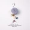 Phone Charm Mobile Phone Strap Fur Ball Lanyards Smart Phone Strap Phone Pendant Fluffy Phone Strap