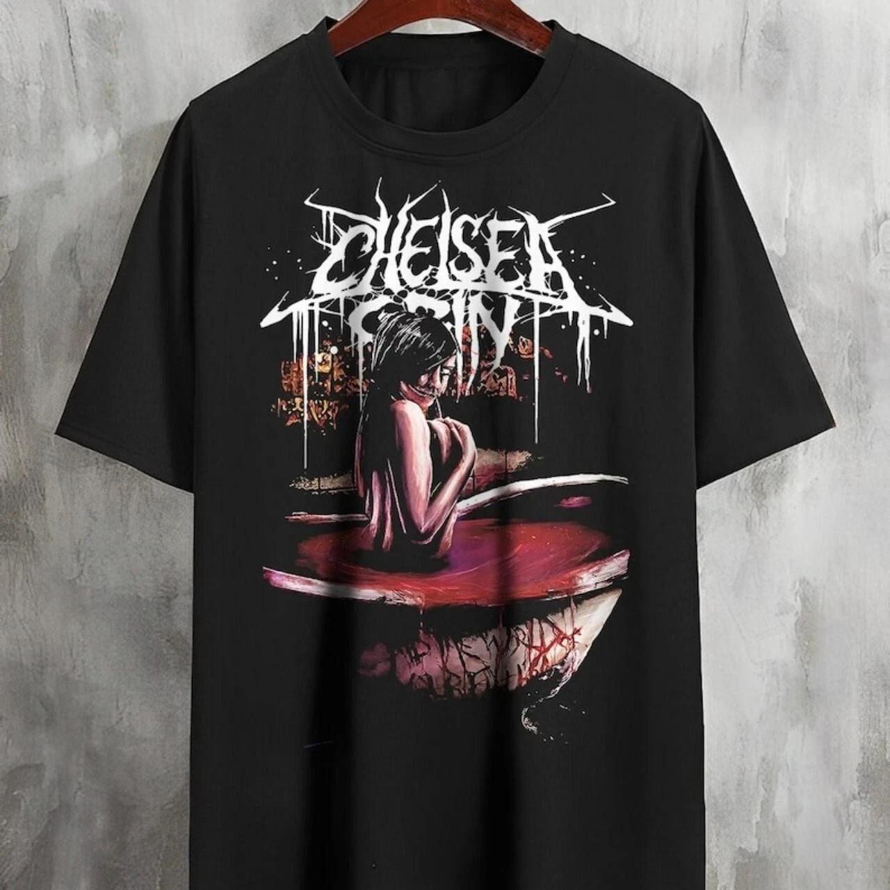 Chelsea Grin Band Gift For Music Lover Black Cotton T Shirt Size S-4XL S разноцветный