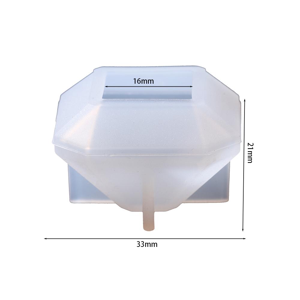 

1/4/10Pcs Crystal Gel Drop Resin Mold Cut Side Polygon Drawer Handle Accessories Silicone Moldfor DIY Jewelry Making Accessories