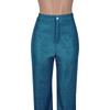 2025 New Sequined Party Fashion Casual High Waisted Women's Pants Retro Wide Leg Trousers High Waisted Loose Casual Pants