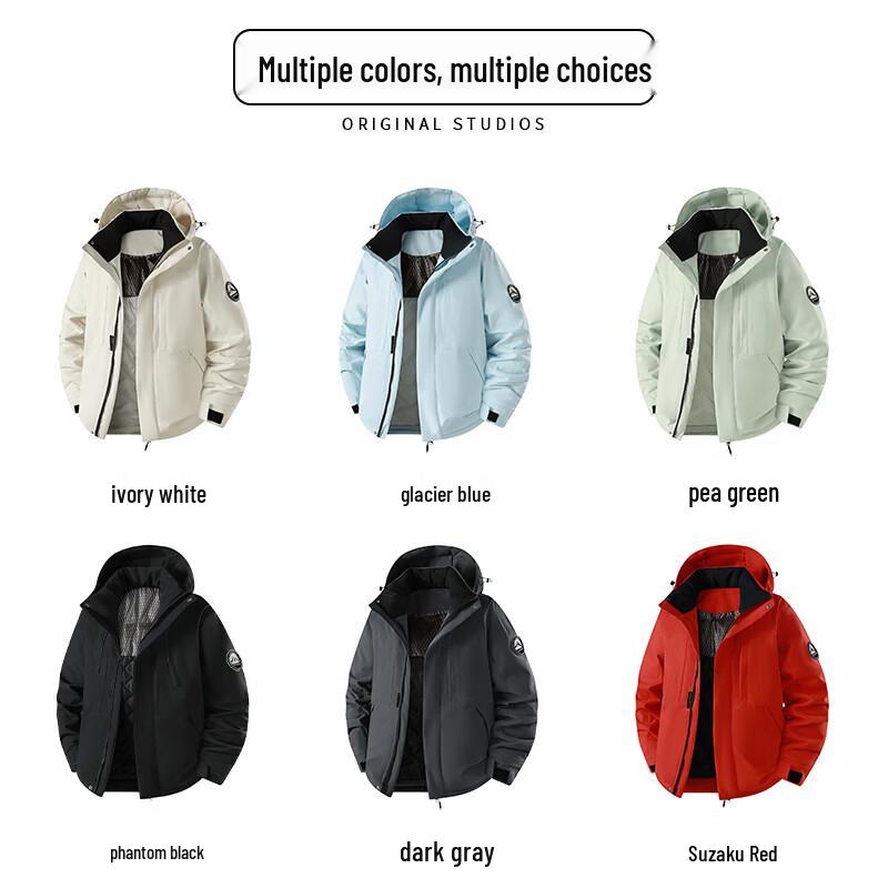 VUUG Outdoor Mountain-Style Insulated Utility Padded Jacket