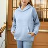 Boys and Girls Hoodie Pullover Color Loose Fit Casual Sport Top for Activewear