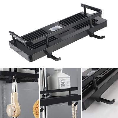 Shower Storage Holder Rack Floating Shelf Shampoo Tray Stand For Wall Household Item