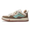 Li-Ning Μινιμαλιστικά Casual Αντιολισθητικά Απορρόφησης Κραδασμών Παπούτσια Σκέιτ Χαμηλού Προφίλ Γυναικεία sneakers Καφέ Γκρι Πράσινο AECU038-1