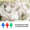 300PCS/Set Misting Nozzle Sprayer Atomizing Micro Sprinklers Drip Ring Irrigation Emitters Sprinkler Nozzle 90/180/360 Degre2025