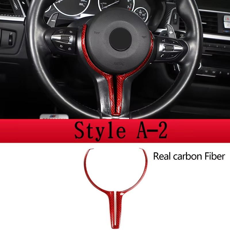 For BMW 3 4 Series F30 F31 F32 F35 2013-2019 Real Carbon Fiber Car Console Gear Shift Panel Decoration Cover Trim Stickers