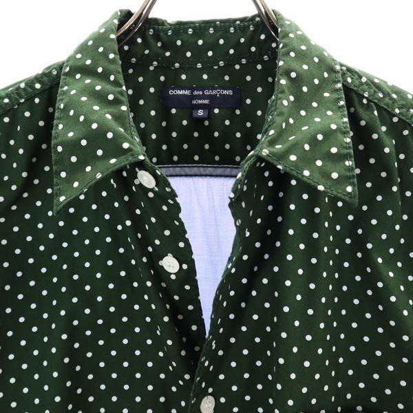 COMME des GARCONS HOMME made in Japan Dot Pattern Long sleeve shirt S Men's Used