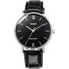 Casio CASIO Quartz Men's Watch MTP-VT01L-1B Black X Black Leather Band Overseas Model [Parallel...