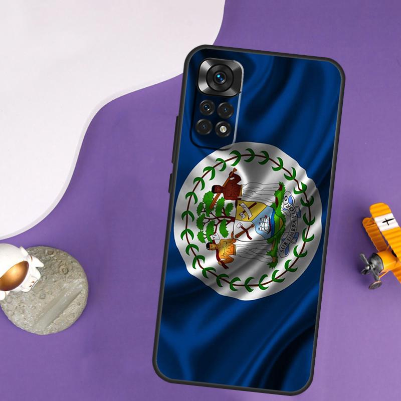 

Belize Flag Case For Xiaomi Redmi Note 14 13 Pro 12 9 10 11 Pro 10S 11S 12S Redmi 14C 13C 10C 12C Cover Redmi 14C