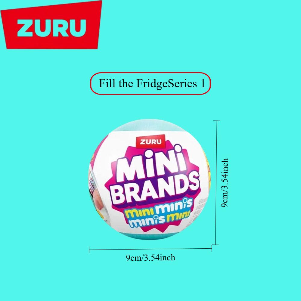 ZURU Mini Brands Еда Заполни Холодильник Серия 1 Plauset Brands Дом Капсула Создание Своими Руками Мини-Кухня MasterChef Серия Еды